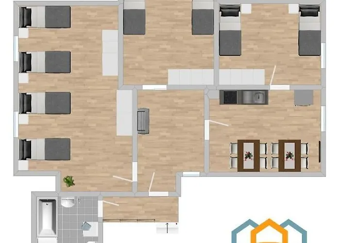 Sad212 - Grosszuegige Monteurwohnung Apartman *